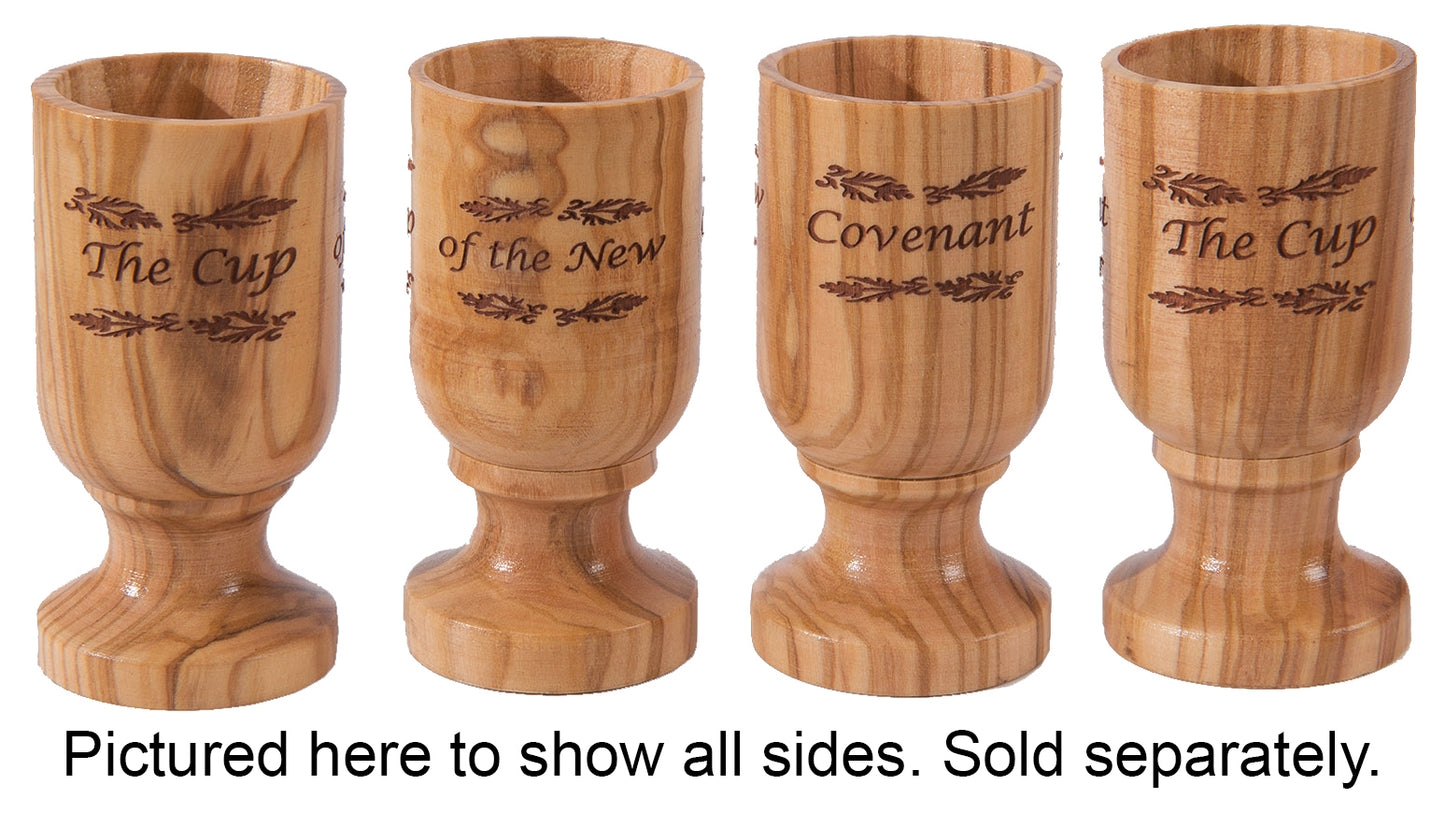 Olive Wood Communion Cup