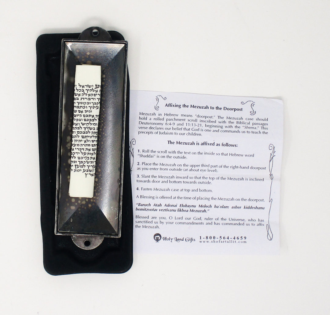 Spanish Pewter Mezuzah