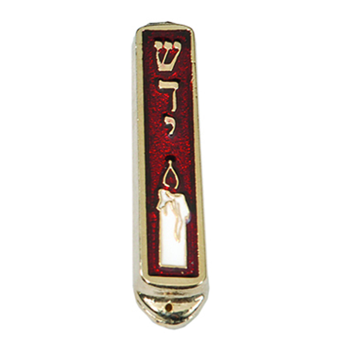 "Shaddai" Brass Car Mezuzah - Holy Land Gifts