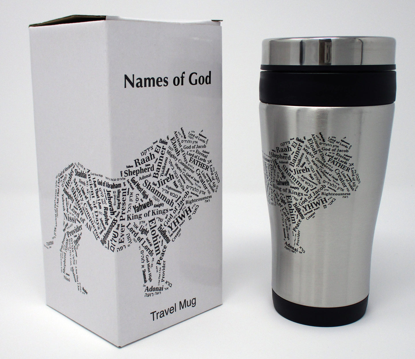 Names of God/Lion of Judah Travel Mug
