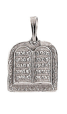 10 Commandments Hebrew Necklace - Holy Land Gifts