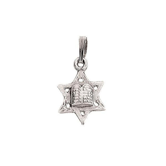10 Commandments with Star of David Necklace