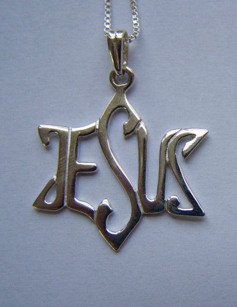 "Jesus" Star of David Necklace - Holy Land Gifts