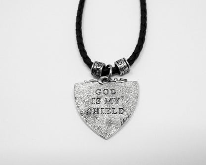 The Lord is My Shield - Braided Pendant