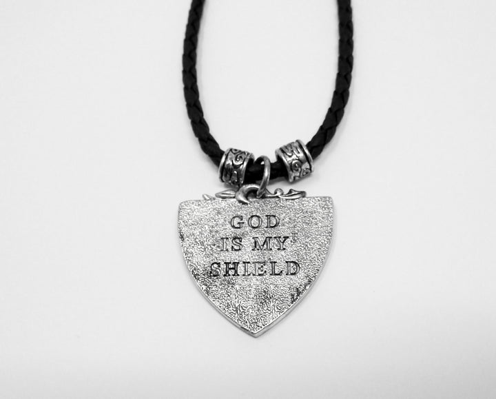 The Lord is My Shield - Braided Pendant