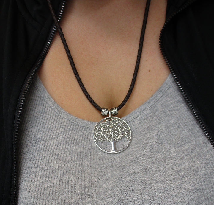 Tree of Life Braided Necklace