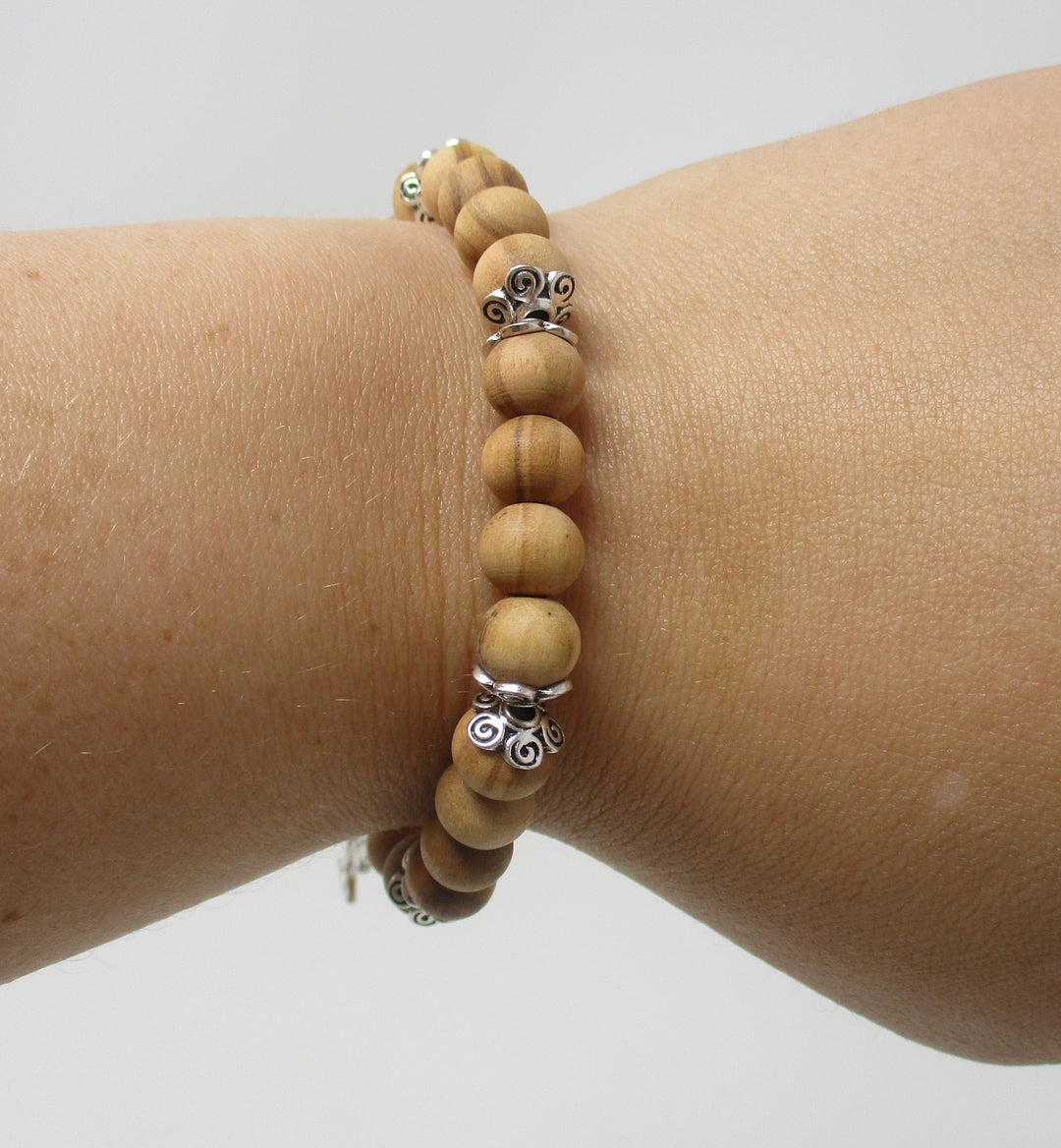 Tree of Life Olive Wood Bracelet