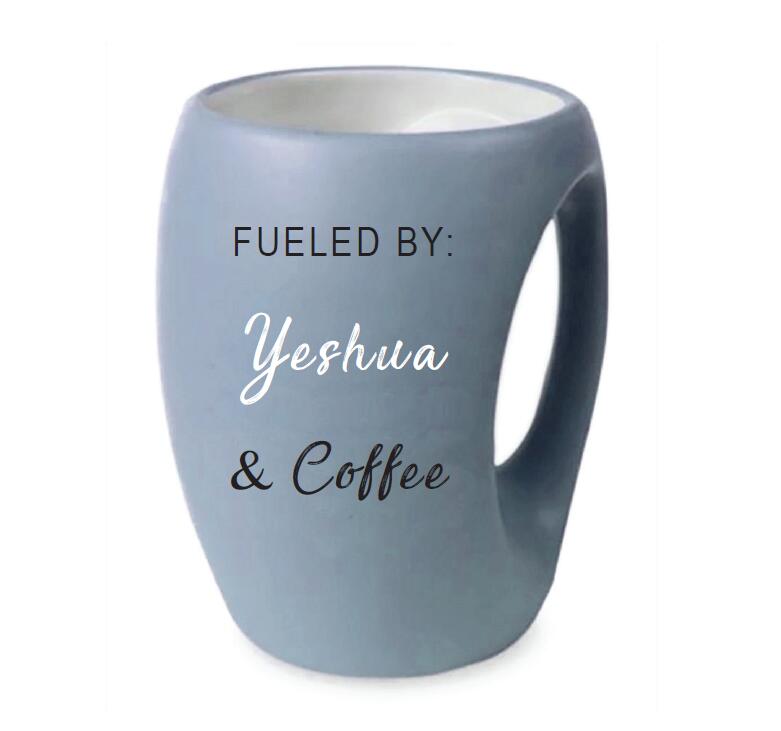 Fueled By Yeshua Coffee Mug Gray