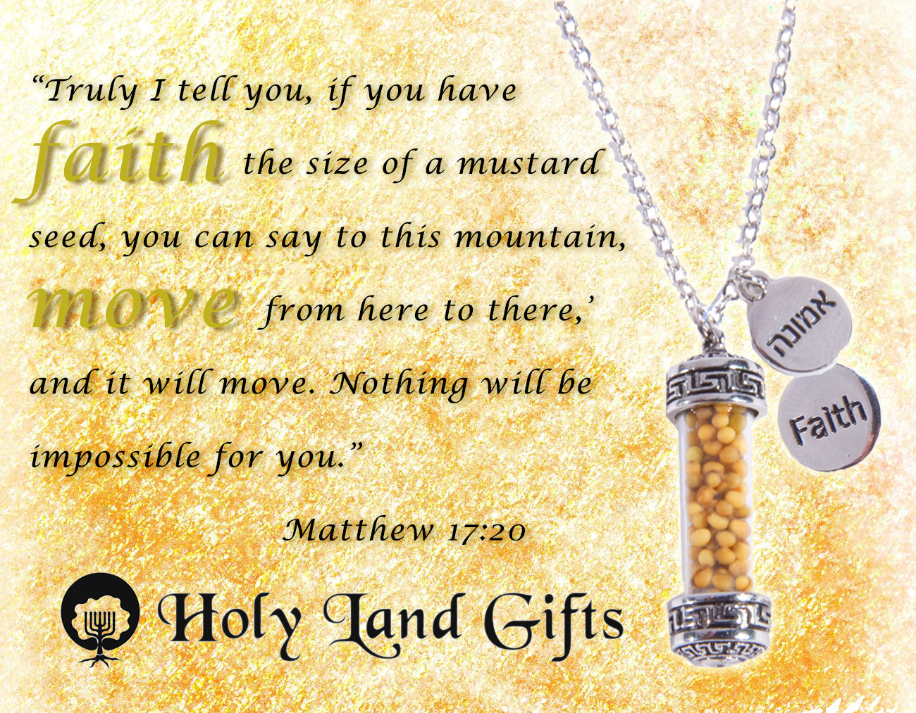 Mustard Seed Necklace